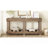 U_Style 62.9" Vintage Entryway Table - Fir Solid Wood With Natural Grain, 6 Reinforced Legs & 4.5" Thick Desktop, Metal Rivet Decor & Plank Under-Shelf, Console Table For Hallway, Living Room-1308997732