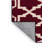 Machine Washable Trellis Red Area Rug-1567780943