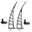 Auvent de porte standard en plastique l 3 pi x P 7 pi