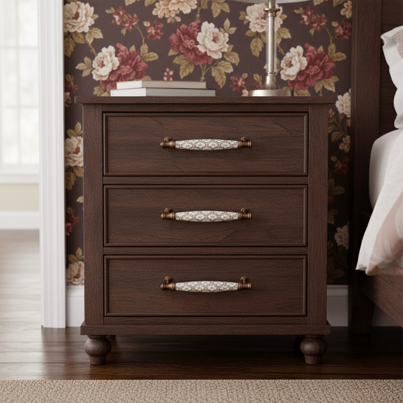 European-style ceramic drawer handles, 6-piece set