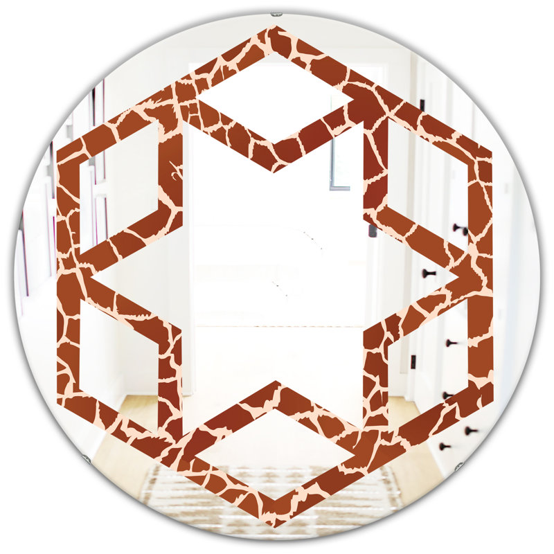 Miroir mural Hexagon Star, 23,6 po x 23,6 po