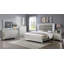 Commode de chambre à coucher 1 tiroir 5 pièces Glam