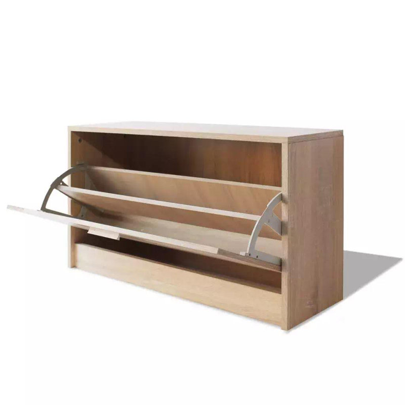 Aubrie Storage Bench, Oak