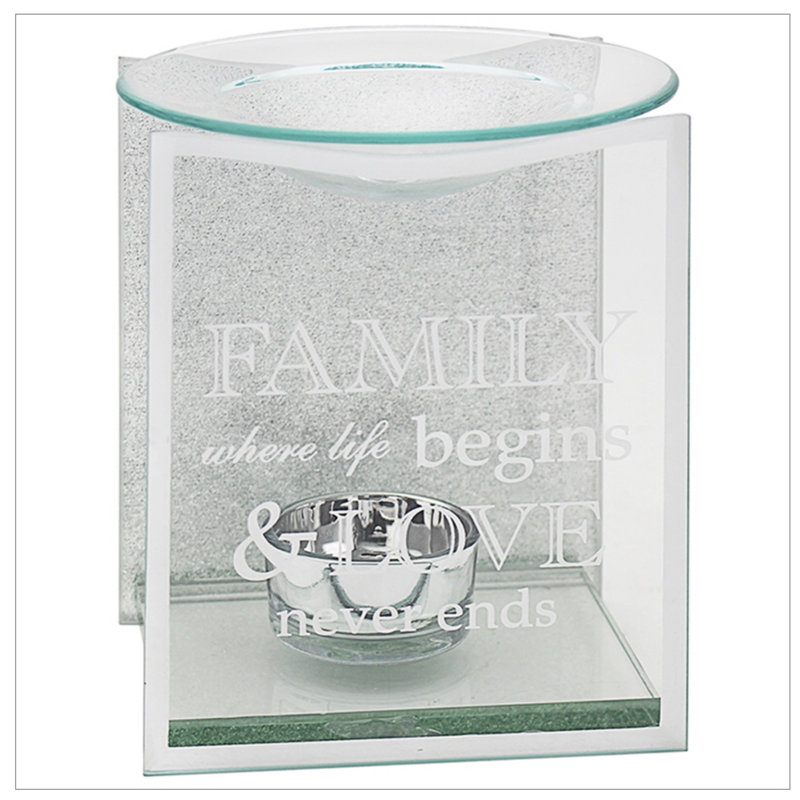 Glass Tabletop Tealight Holder