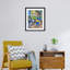 « Citrons bleus » de Charline, sur papier encadré, par Charline Print-91291669-91291663