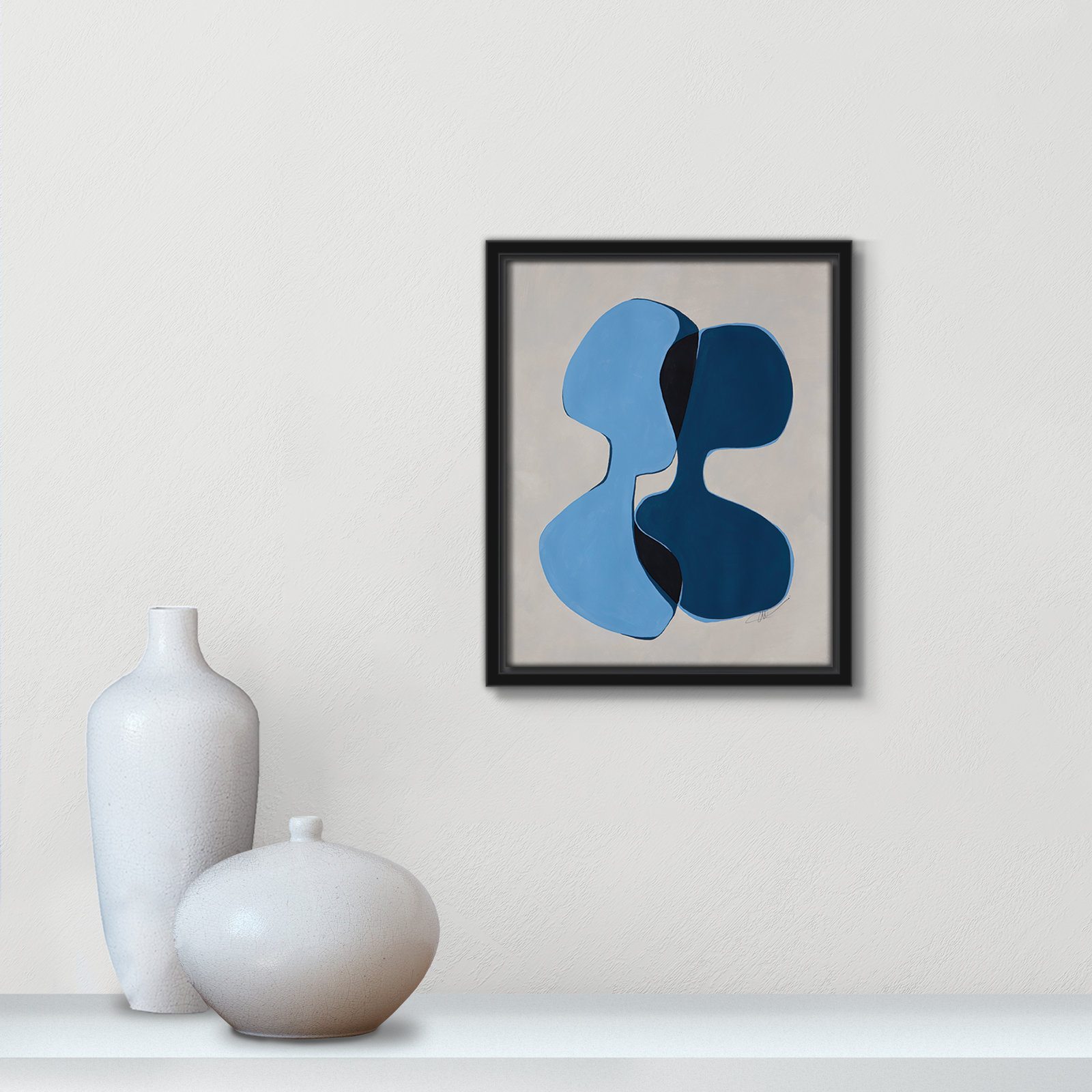 In Unity Collection "In Unity I" Print, 11.5" H x 9.5" W x 2" D, Black Framed