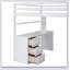 Lit mezzanine avec tiroirs, bureau et garde-robe-1429004493