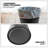 1.3 Gallon Trash Can Metal Wastebaskets Waste Basket Recycling Garbage Container Bin for Home Office