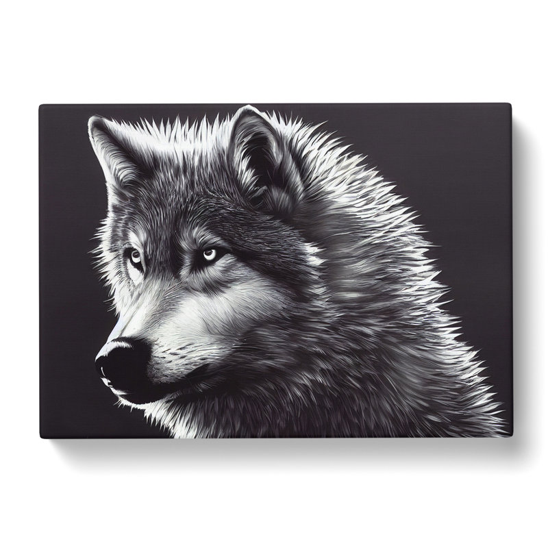 Great Wolf - Wrapped Canvas, 35cm H x 50cm W x 3cm D