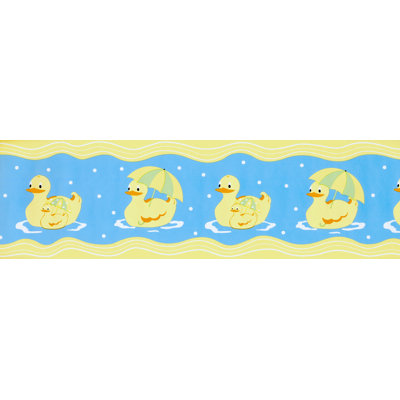 Bordure de papier peint l 15 pi x l 6,88 po canards Therrien