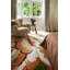 Calathea Hand Tufted Wool/Rayon/Viscose Abstract Area Rug in Amber/Brazillian Rosewood-393947695