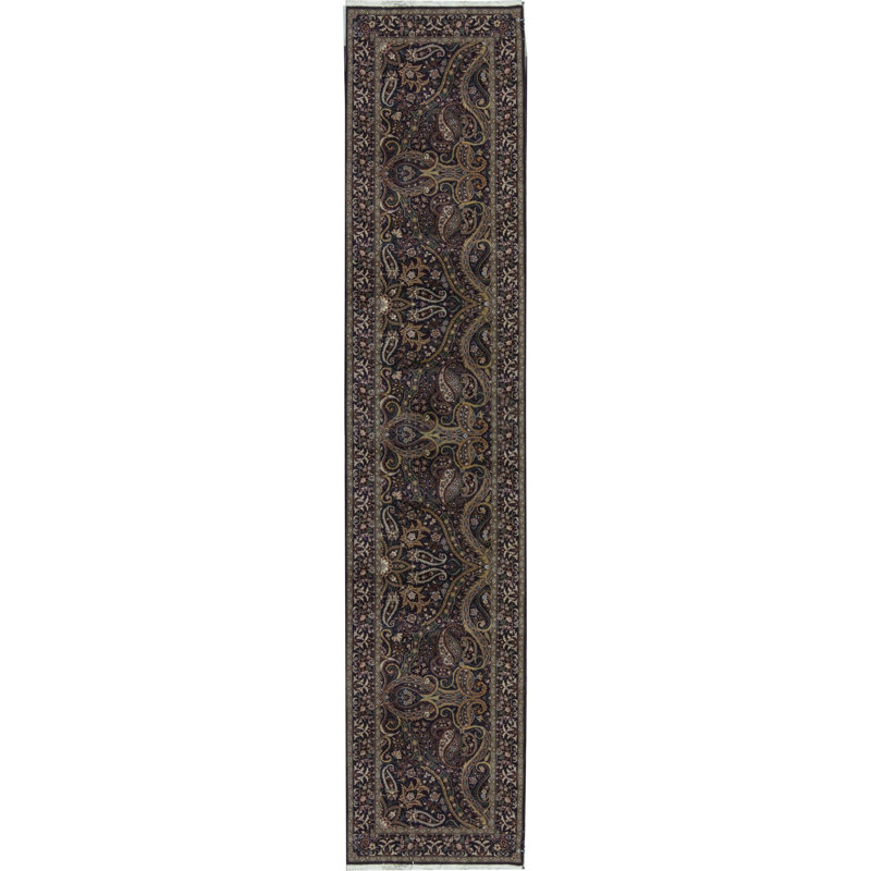 Tapis jaune de haute qualité noué à la main
