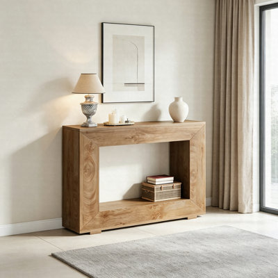 Console 47 po, table d'appoint de vestibule industrielle, canapé rustique pour le salon et l'entrée