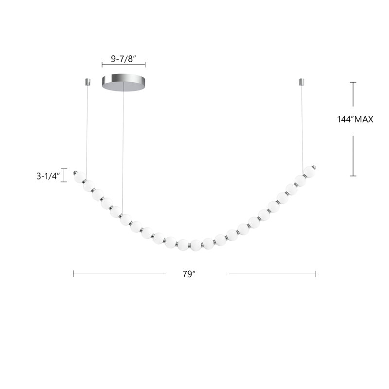 Akoya 23 - Light LED Chandelier
