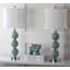 Ensemble de lampes de table 28 po métallique / vert Appleby