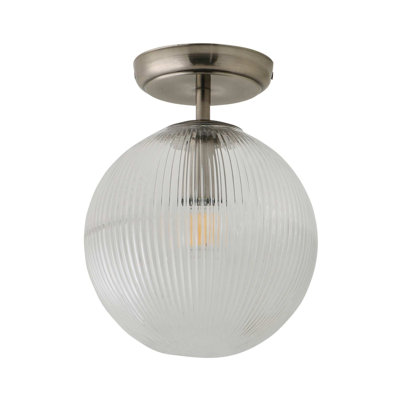Springlake Glass Semi Flush Mount