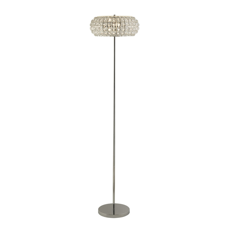Maher 151cm Silver Traditional Floor Lamp