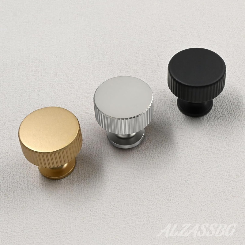 Paquet de 10 boutons d'armoire, poignées d'armoire à trou unique de 1,1 pouce de diamètre pour la cuisine, les tiroirs et la quincaillerie des meubles