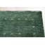 Tapis vert en laine fait à la main Kristilyn-351967207