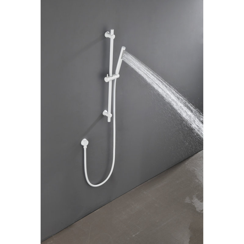 Système de robinet de douche réglable en acier inoxydable avec tête à main pour un bain facile
