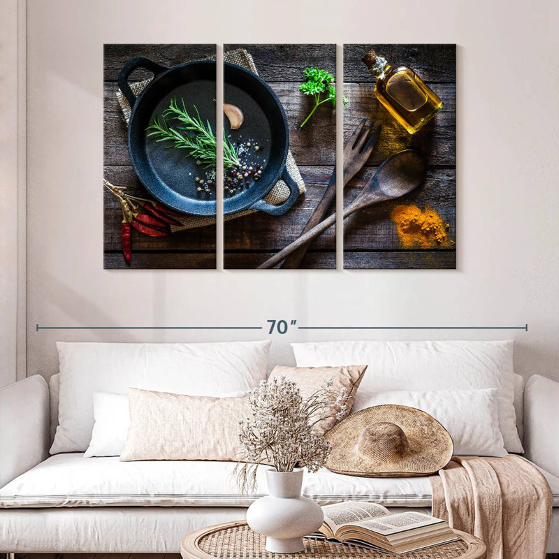 Yarlin Cooking With Spices, 32" H x 50" W
