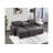 TERRITORY DARK GREY PULL OUT SOFA BED