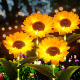 Plastic Low Voltage Solar Powered Integrated LED Pathway Light Pack