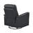 Luxury Leather Swivel Glider Reclining Chair With Plush Comfort And High-Density Foam For Ultimate Relaxation-991947795