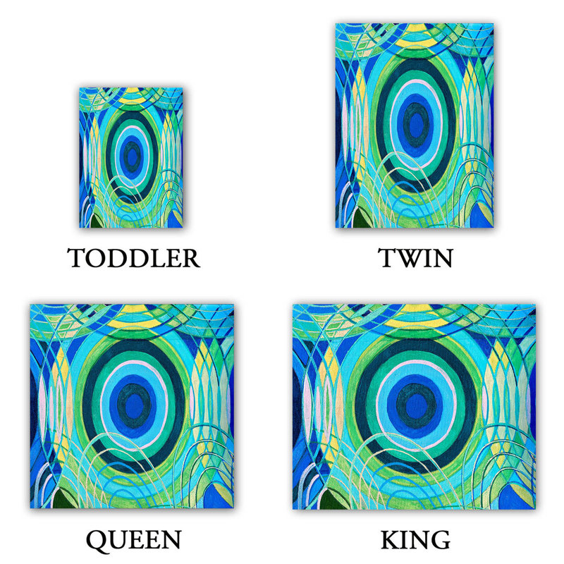 Ensemble de housse de couette DiaNoche en microfibre par Lorien Suarez - Water Series 8