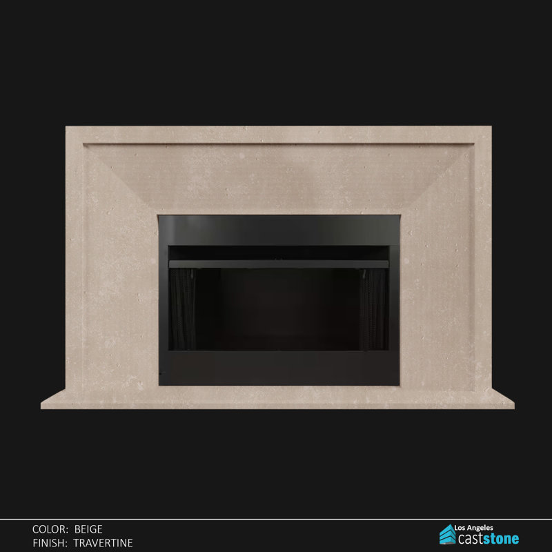 Grand Phoenix Fireplace Surround, Beige 1