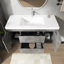 Meuble-lavabo mural 48 po avec lavabo en résine intégré