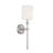 MacDowell 1-Light Dimmable Steel Wallchiere with Poly-Blend Fabric Shade-93611594