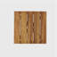 Set of 2 Acacia Wood Lounge Chairs with Cushions & Slat Top X-Stretcher Side Table