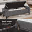 Banc avec repose-pieds 60 po-384051981
