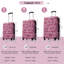 Valise à roulettes Hardshell 3 pièces avec valise TSA
