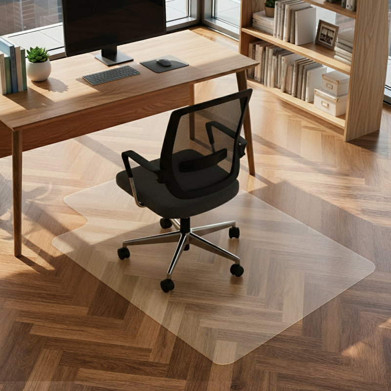 Tapis de sol 36 x 48 pouces en PVC givré,  L 36 po x P 48 po