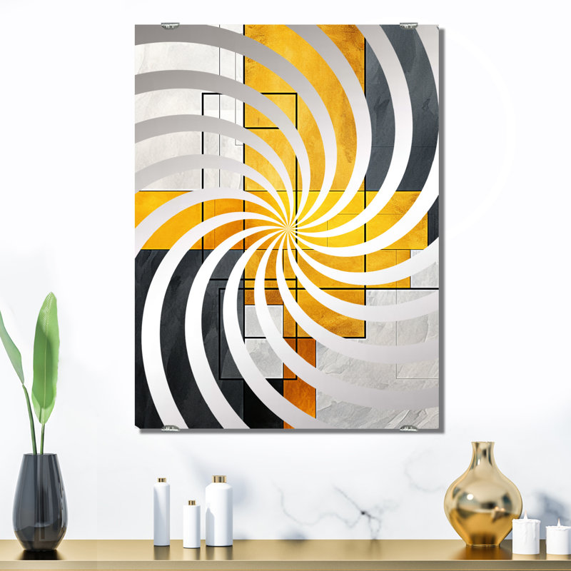 Fenner - Miroirs muraux géométriques abstraits MIR137558, 32 po x 24 po