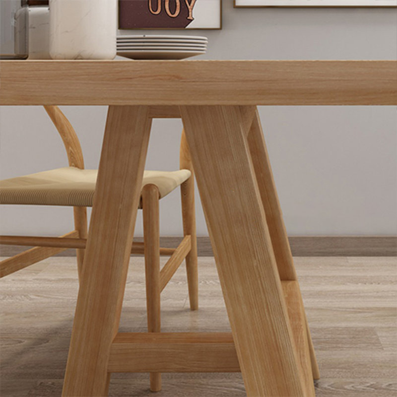 Ensemble de table en bois massif de haute qualité, H 29,52 po x L 70,86 po x l 31,49 po