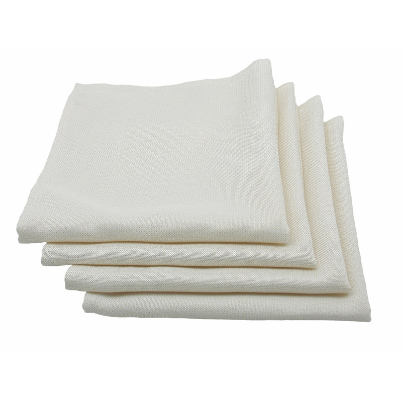 Serviette 20 po Sharleen, Ivoire