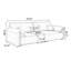 Coussin modulaire beige en polyester-526743510-526743497