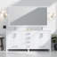 Meuble-lavabo double blanc 72 po X P 22 po D-113405114