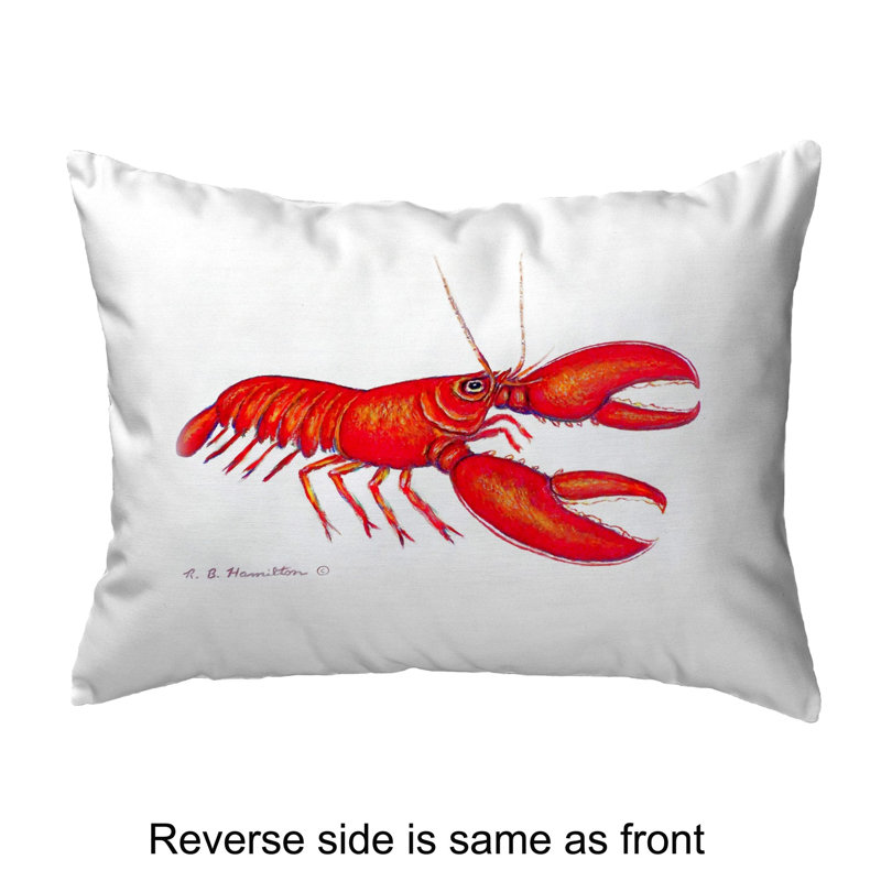  Housse et insert de coussin rectangulaire pour l'extérieur Lobster
