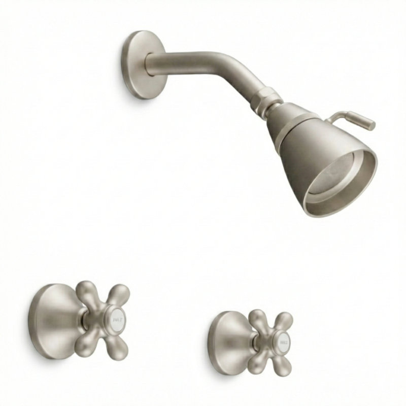 Sacramento In-Wall Shower Set by Strom Living, Matte Nickel