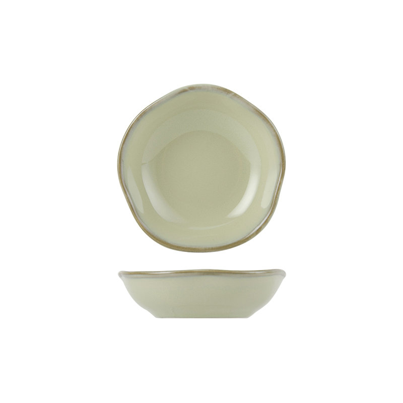 Assiette à fruits 5,5 oz Artisan, Vert