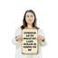 Plaque en plastique Curious quant to My Last Straw 11 po x 17 po-119523390