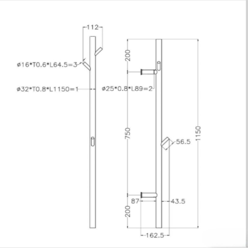 Chauffe-serviettes électrique doré 