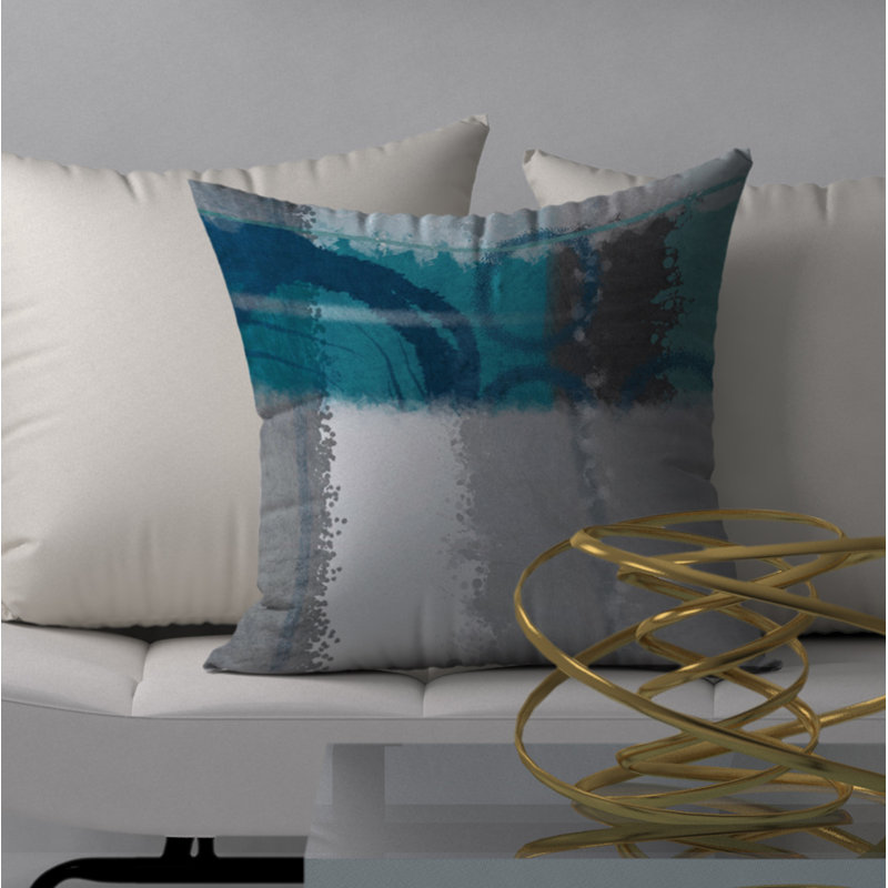 Housse de coussin décorative carrée et insert exquis, 20 po x 20 po