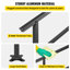 Stair Railing Kit Aluminum Handrail Flexible Outdoor Deck Hand Rail-670984422