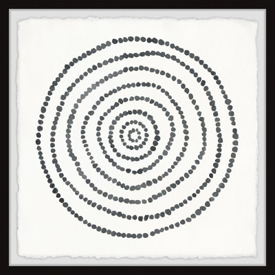 Circular Dots - Single Picture Frame Painting