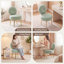 Chaise de coiffeuse avec tabouret d'appoint Noehly-1983015710
